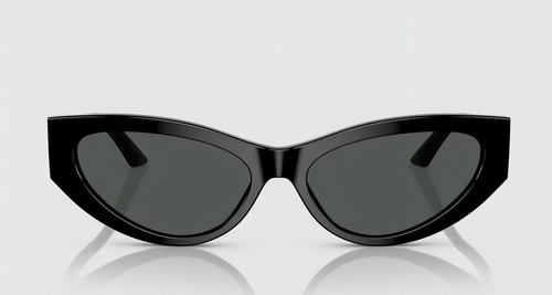 Gafas de sol Versace para mujer mod.4470B Gb1/87 56, color gatito, marco negro, lente gris varilla dorada