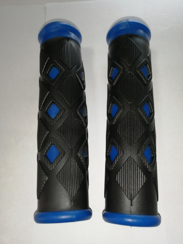 Imagen 5 de 7 de Puños Mtb Tipo Diamante Para Bicicleta + 2 Tapa Válvulas. *