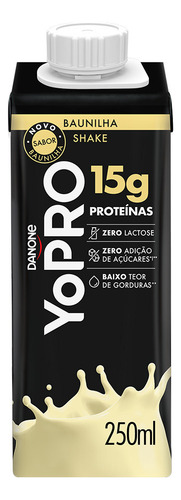 Yopro Bebida Láctea Uht Baunilha 15g De Proteínas 250ml