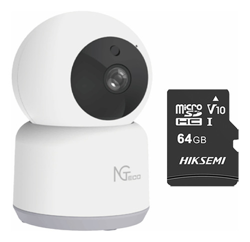 Zkteco Cámara De Seguridad Ip Pt Ng-c2401-plus-64 Con Microsd 64gb Wifi 1080p 3.6mm Visión Panorámica Visión Nocturna Almacenamiento Local Y En La Nube Control Remoto Audio Bidireccional Cctv