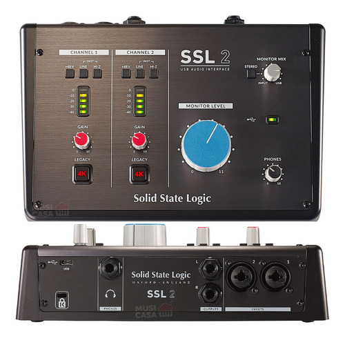 Interfaz Placa De Audio Profesional Solid State Logic 4k  