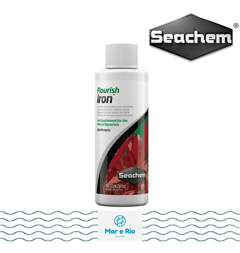 Seachem Flourish Iron 250ml Condicionador De Água