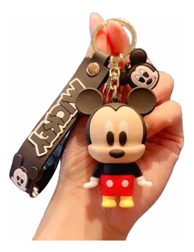 Llavero Mickey O Minnie Mouse Con Gancho Para Colgar