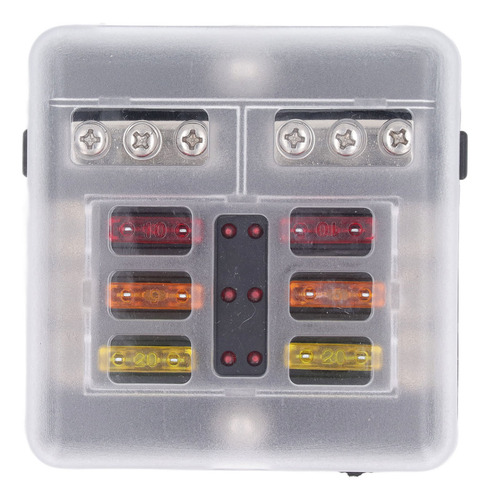 Bloque Atc Ato De 6 Vías, Led Impermeable De 12 V A 24 V Dc