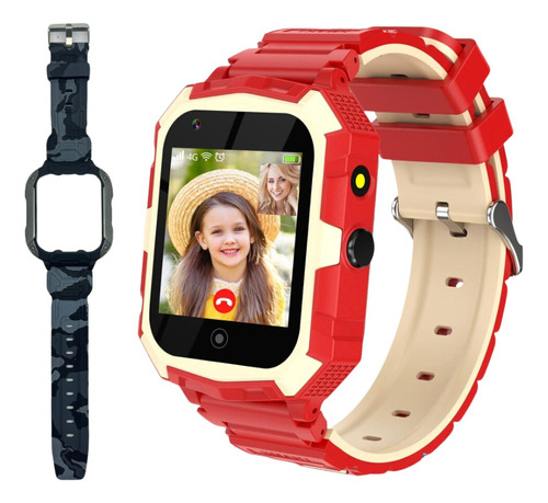Smartwatch Reloj Gps Para Niños Con Sim 4g Doble Carcasa