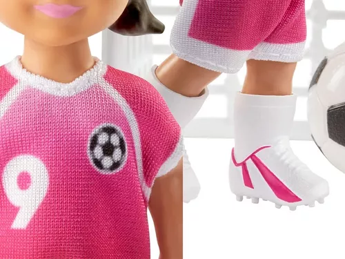 Boneca - Barbie Jogadora De Futebol - Rosa MATTEL