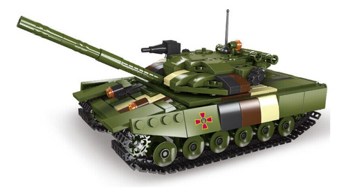 Tanque T-64bm Ejercito De Tierra Ucrania , Compatible Lego