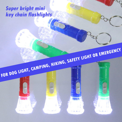 Llavero Led Con Linterna Pequeña, 24 Unidades