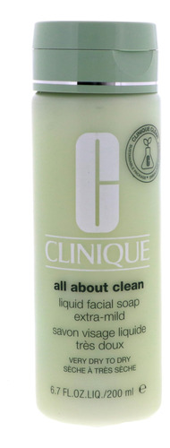 Clinique Jabón Facial Líquido Extra Suave - 6.8 Fl Oz/6.7.