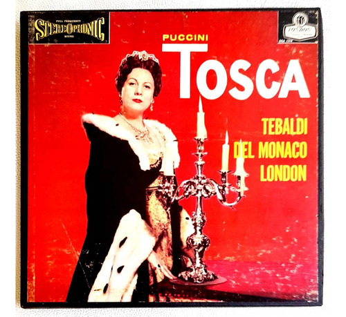 Disco Vinilo Album De Coleccion Opera La Tosca De Puccini