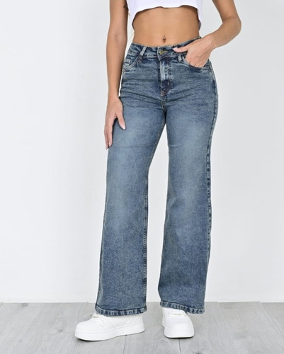 Jean Wide Leg Elastizado Premium Dama Diva