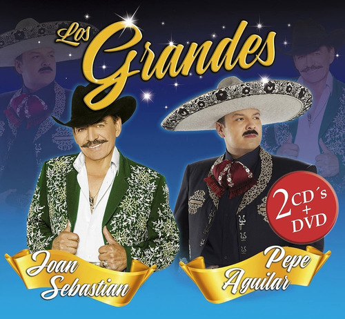 Joan Sebastián Y Pepe Aguilar Los Grandes | Cd + Dvd Nuevo