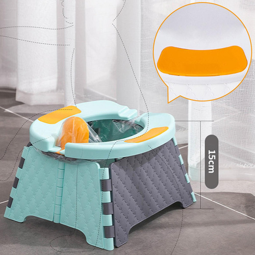 - Asiento De Entrenamiento For Ir Al Baño Plegable Azul