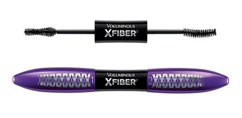 Mascara De Pestaña Volum Fiber Blackest Waterproff Loreal