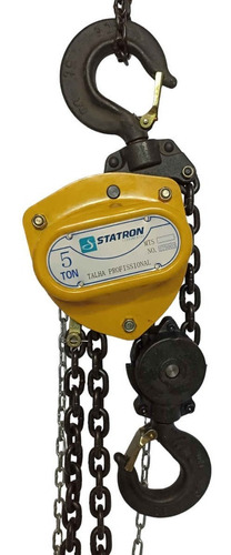 Talha De Corrente 5ton X 3mt Profissional 5000kg 3metros