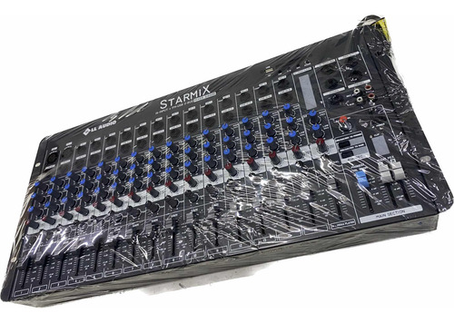 Mesa Som 16 Canais S1602r Ll Audio Console Novo Bluetooth