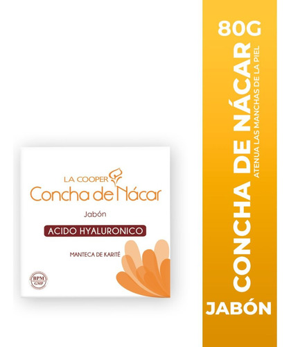 Jabon De Concha Nacar Con Acido Hialuronico