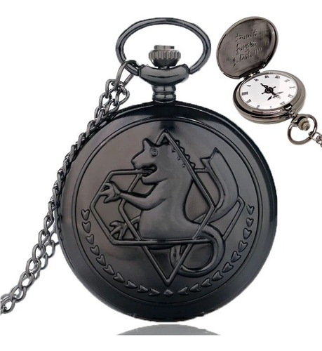 Relógio De Bolso Fullmetal Alchemist Edward Elric