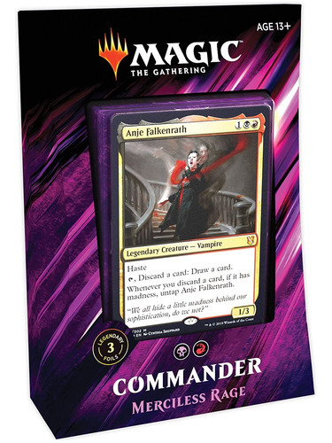 Baraja De Furia Despiadada The Gathering Commander 2019, 100