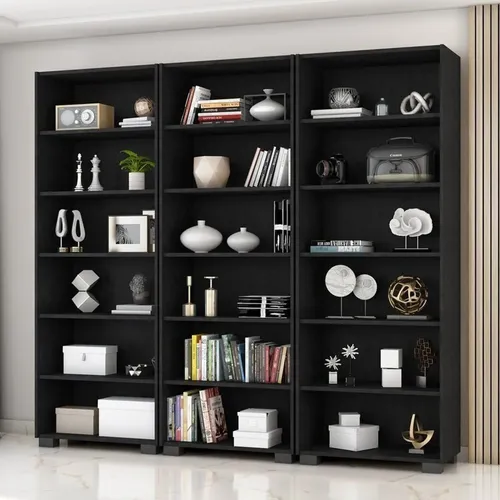 Kit 3 Estantes Para Livros