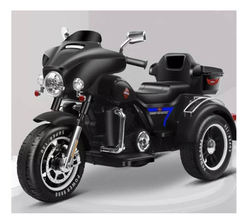 Moto Electrica Para Niños Harley Davidson Doble