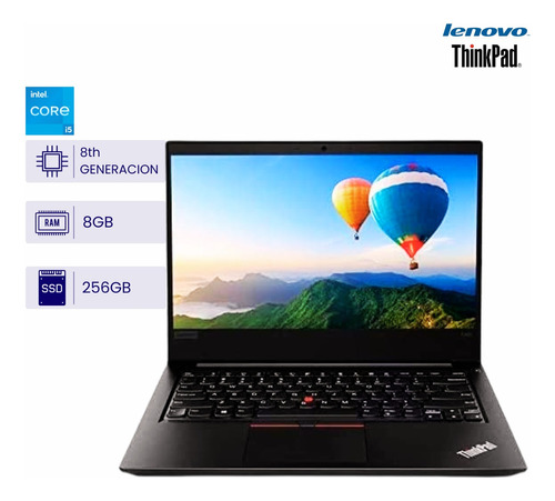 Laptop Lenovo E480 Thinkpad Core I5 8th° 8gb Ram 256gb Ssd