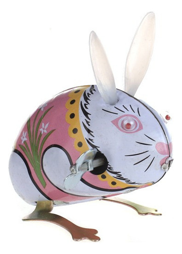 Hx Hx4x Juguete De Hojalata Vintage Wind-up Rana Saltarina