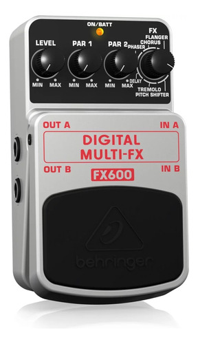 Behringer Fx600 Pedal Multi Efectos Modulaciones Guitarra 