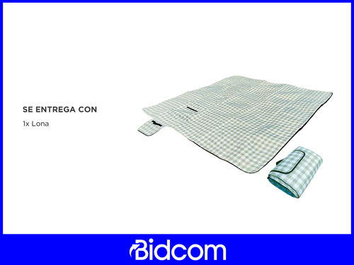 Lona Manta Playa O De Picnic Impermeable Plegable Bolso