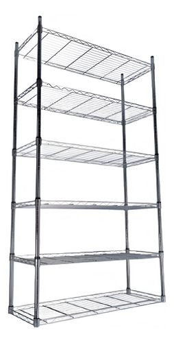 Rack Estante Industrial De 6 Niveles Soporta 158 Kg X Repisa