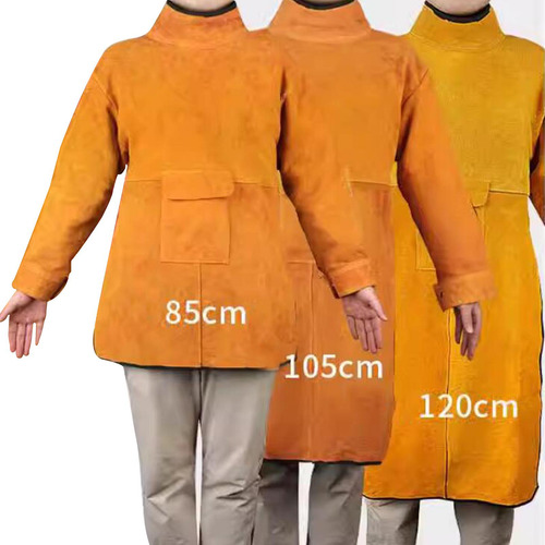 Delantal De Soldadura Con Mangas, Chaqueta De Longitud 85cm