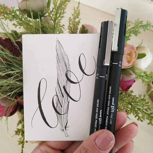 Canetas Nanquim Uni Pin Fine Line Ponta Uniball Cor da tinta Preto Cor do exterior 0.3mm
