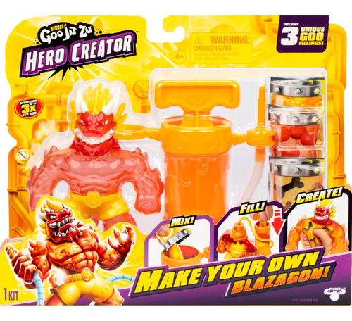 Heroes Of Goo Jit Zu Hero Creator Blazagon 3 Unique Goo