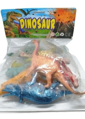 Juguete Niños Kit Dinosaurios Didactico Prehistorico X6 Unid