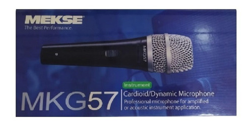 Microfono Vocal Para Instrumento Mkg 57 Mekse 