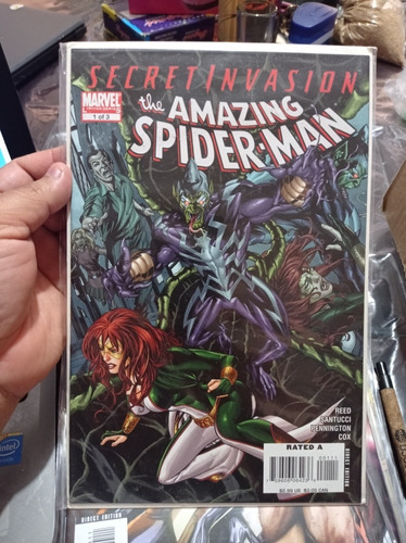 Cómic Marvel En Inglés Amazing Spiderman No.1/3 Secret I.  7