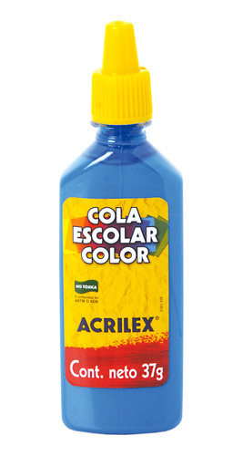 Goma Vinílica Azul 37 G - Acrilex - Mosca