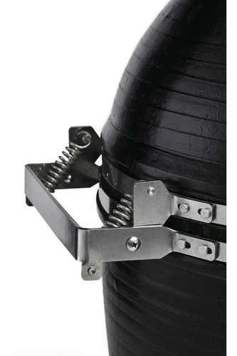 Imagen 2 de 10 de Parrilla Kamado B10 Negro Horno Ahumador Premium Grande