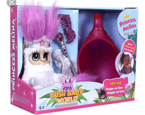 Peluche Princesa Magica Con Peine Casita Bush Glitter 