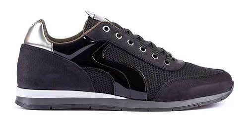 Tenis Sneakers En Cuero Para Hombre  De-8215am.8 