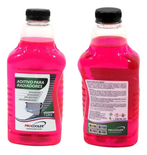 Aditivo Radiador Fluído Arrefecimento Concentrado 2 Unid 1 L