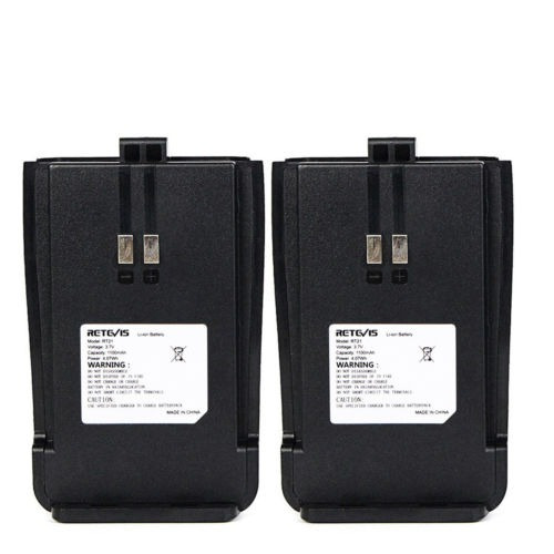 2pcs Original Li-ion Batería 3.7v 1100mah Para Radio De 2 Ví