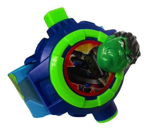 Hulk Reloj Proyector Juguetería Hulk Avengers Para Niños