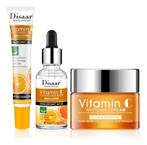 Kit Facial Vitamina C Y Acido Hialuronico Disaar