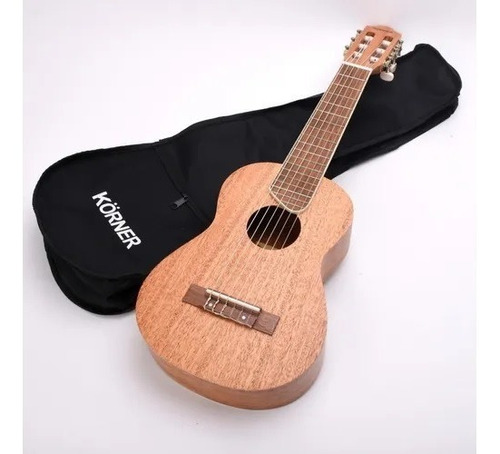 Guitarra De Viaje Guitarlele Korner Caoba 6 Cuerdas C/ Funda