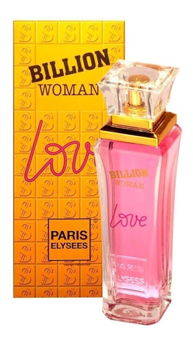 Billion Woman Love Paris Elysees Perfume Feminino De 100 Ml 