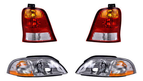 Paq Calaveras S/foco Y Faros Ford Windstar 1999/2000 Depo