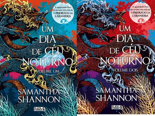 Um Dia De Céu Noturno Volumes 1 E 2 - O Priorado Da Laranjeira, De Samantha Shannon. Editora V&r, Capa Mole Em Português, 2023