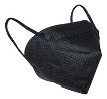 Comprar 10 Cubrebocas Kn95 para Adulto. Certificado con 4 Capas de Protección. Mascarilla fabricada en Polipropileno, Algodón y Elástico, Desechables. Color Negro