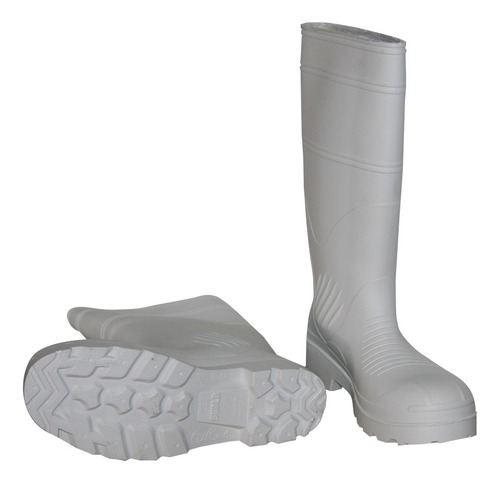 Imagen 3 de 9 de Botas Pvc Caña Larga Con Puntera Supla, Blanca Talla 39 Pc